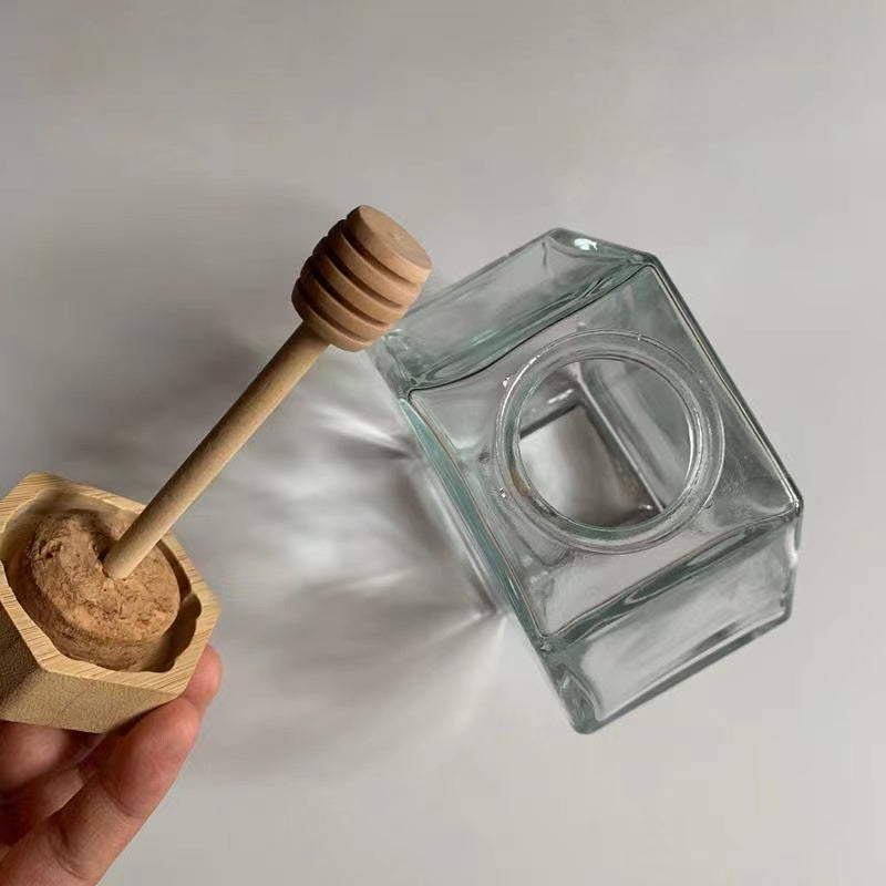 六角形ハチミツ保存容器 380ml