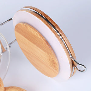 KKC パスタ―キャニスターホゾン容器ホウケイ酸 ガラス パスタ―保存容器 キャニスター 保存瓶2L×2個セット 2L 2個セット