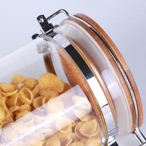 KKC パスタ―キャニスターホゾン容器ホウケイ酸 ガラス パスタ―保存容器 キャニスター 保存瓶2L×2個セット 2L 2個セット