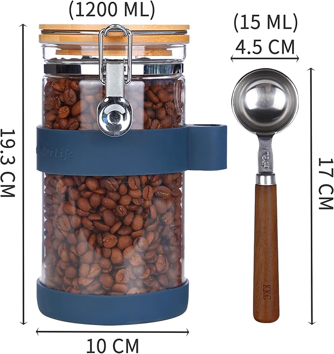 コーヒーキーパー 小物入れ　ガラス瓶　レア品　使い方自由です 楽天市場】保存瓶 密閉容器 ガラス スプーン付き ガラスキャニスター